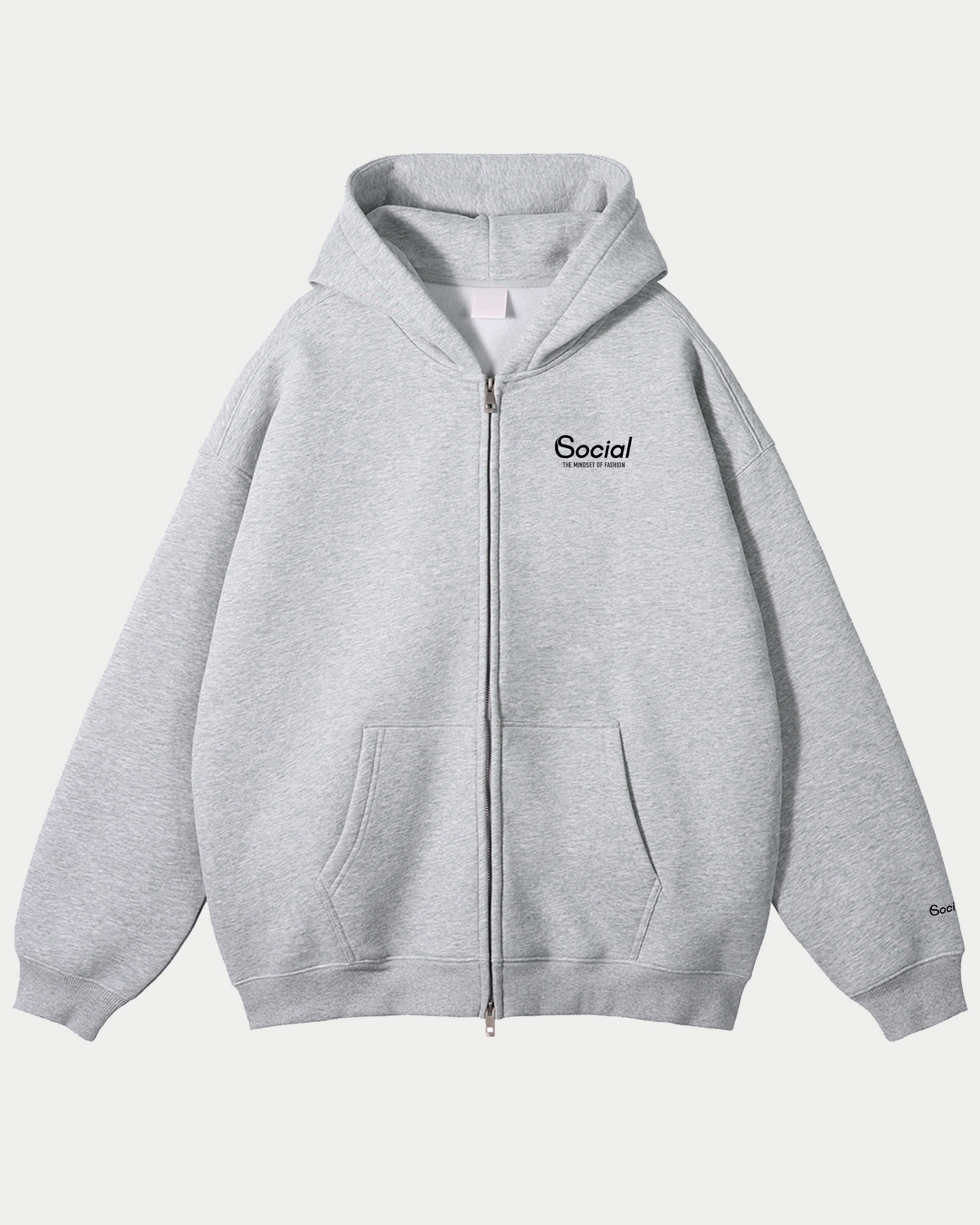 Original Zip-Up Hoodie – Social Clothing