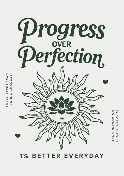 PROGRESS OVER PERFECTION Hoodie